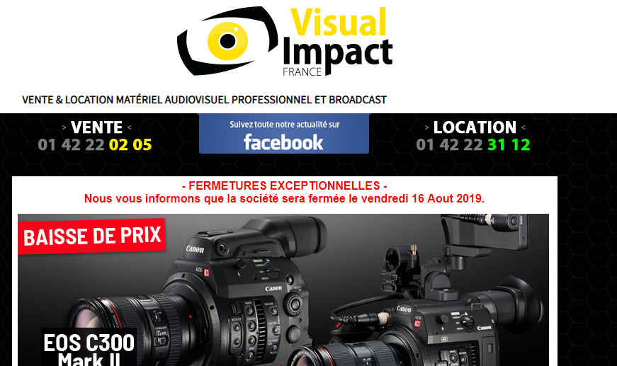Lire la suite à propos de l’article Visual Impact France